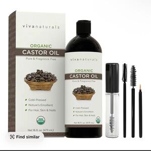 Organic Castor Oil Hair Care Set - Black